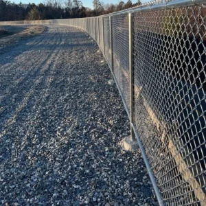 4' Height x Custom Length Chain Link Fence Mesh Roll | 2" Mesh | Galvanized 9GA Steel
