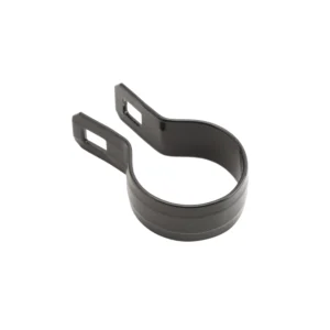 Chain Link 1 5/8" [1 5/8" OD] Beveled Black Brace Band [12 Gauge]
