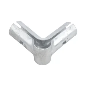 Chain Link 1 3/8" x 1 3/8" Corner Line Rail Clamp - Boulevard Clamp (Galvanized Steel)